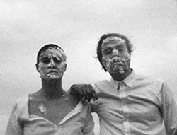 La lamentation de la mère de Vartan, Hraïr Hratchian, super 8, 3' 32'", 2018.